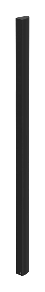 Tampak Render produk resmi KYRA24 (hitam) AUDAC KYRA24 — column speaker