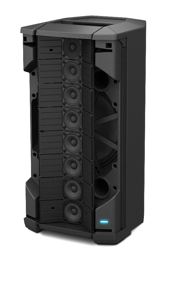 Tampak Render produk utama BOSE F1 Model 812 Flexible Array Loudspeaker — active speaker