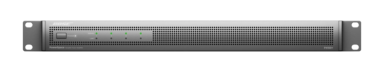 Tampak Render resmi, tampak depan Bose PowerSpace P4150+ Versatile Power Amplifier — power amplifier
