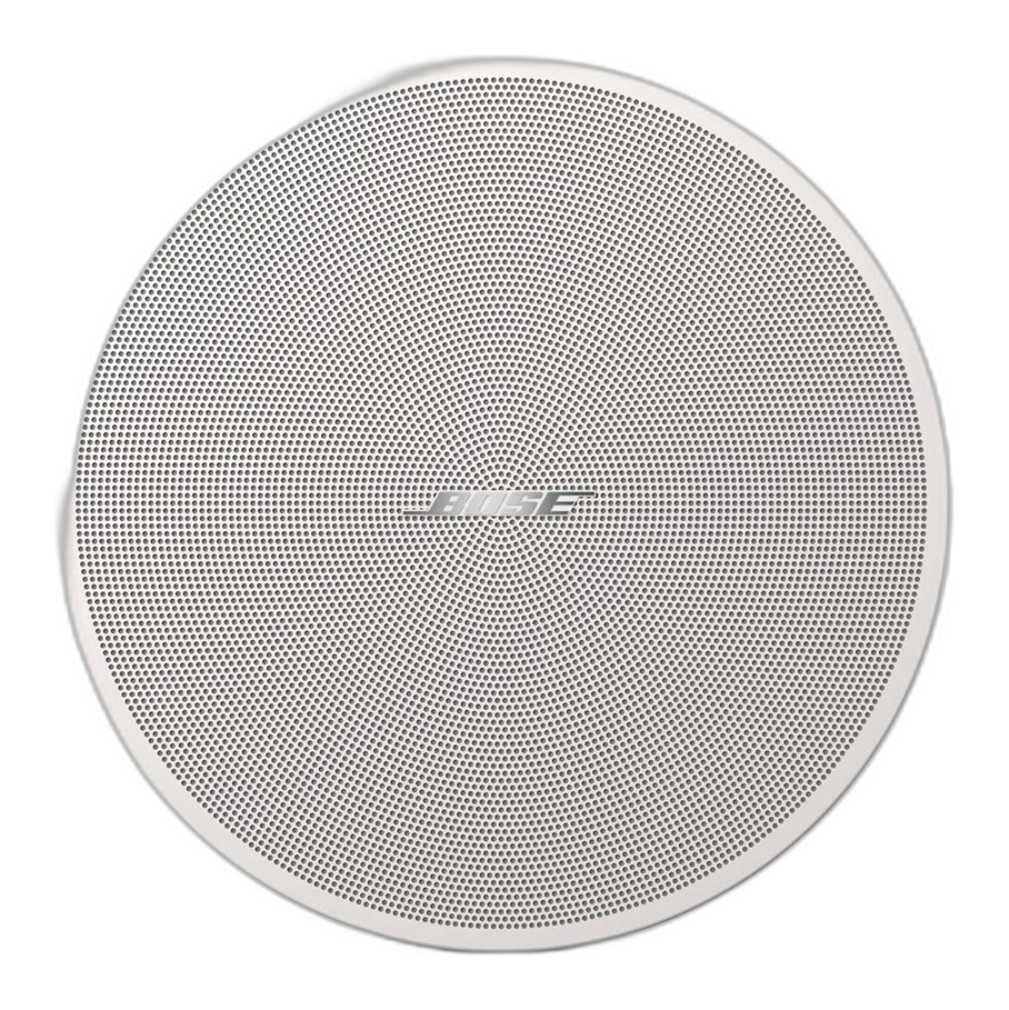 Tampak Tampak depan, grille terpasang BOSE Professional DesignMax DM3C (1 pasang) — ceiling speaker