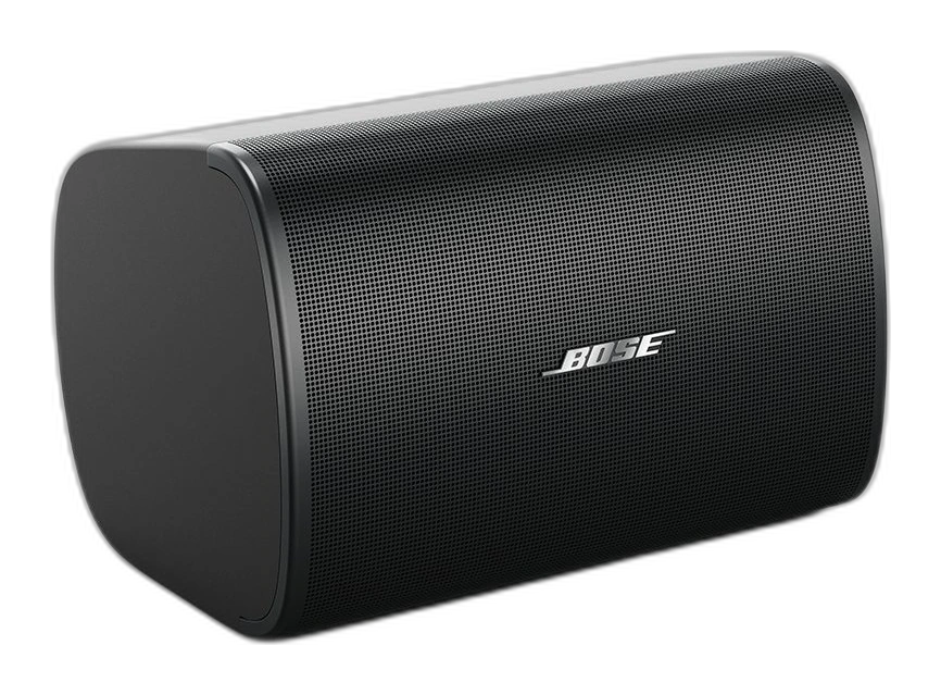 Tampak Tampak kanan, grille terpasang (horizontal) BOSE Professional DesignMax DM5SE (1 pasang) — surface-mount speaker