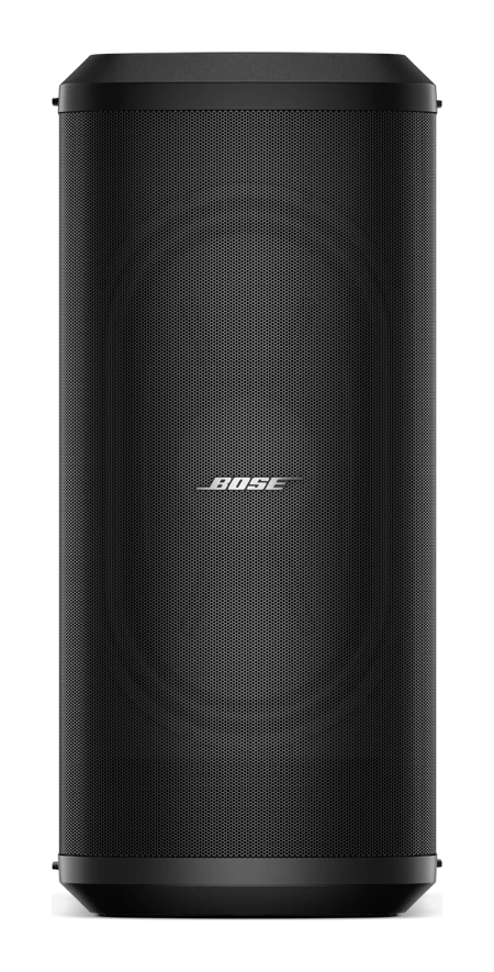 Tampak Render resmi, tampak depan Bose Sub2 Powered Bass Module — subwoofer