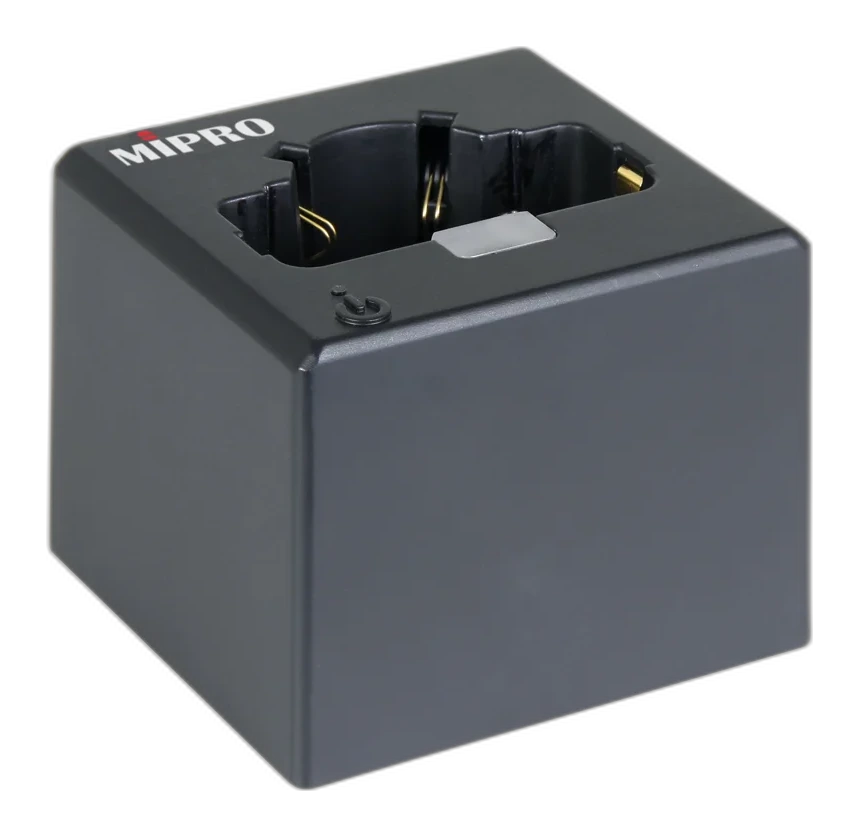 Tampak Render resmi tampak depan Mipro MP-8 Single-slot Charger — charging station