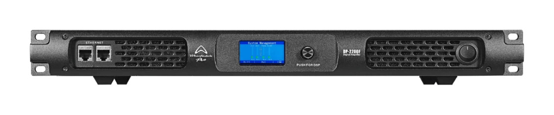 Tampak front Wharfedale Pro DP-2200F — power amplifier