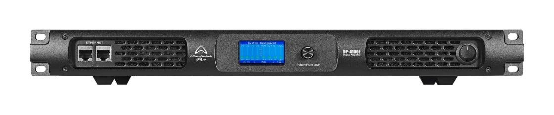 Tampak front Wharfedale Pro DP-4100F — power amplifier