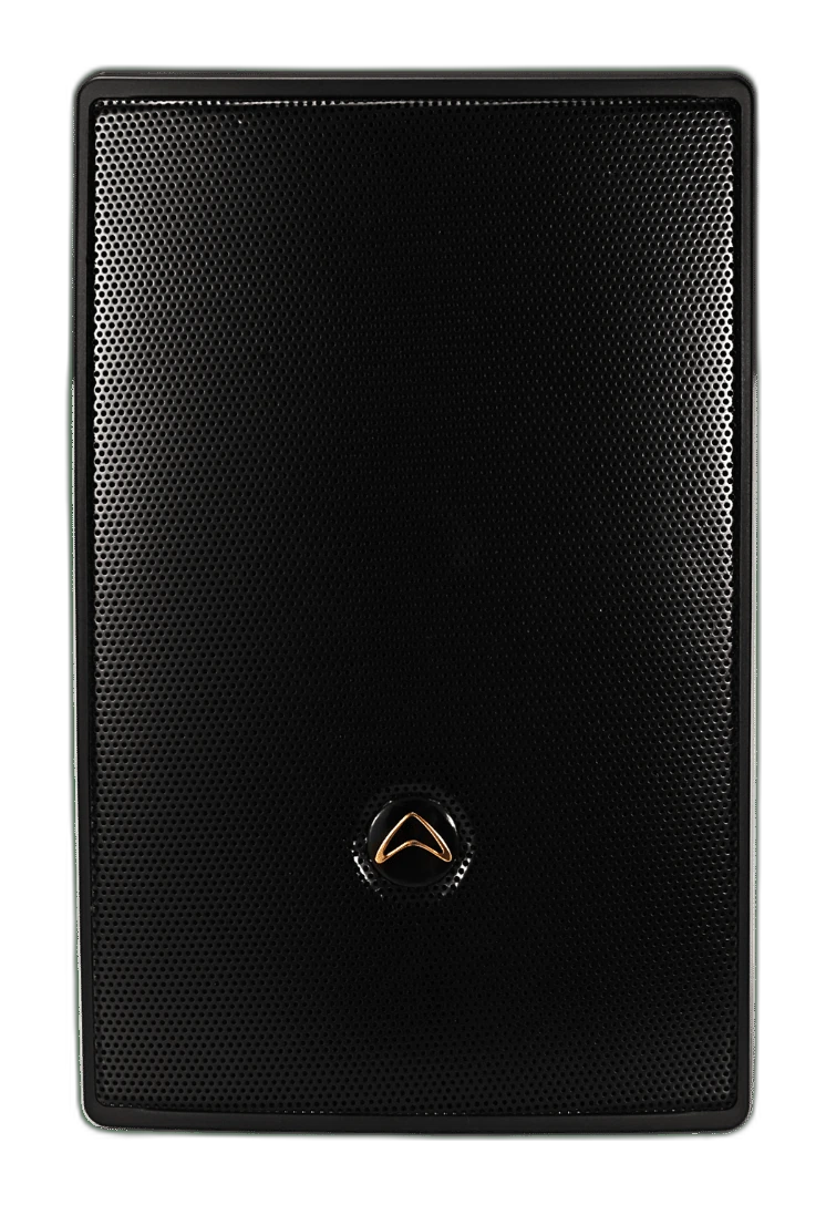Tampak front (hitam) Wharfedale Pro i4T — Speaker Instalasi 4" IP54 (Trafo 70/100 V) — wall mount speaker