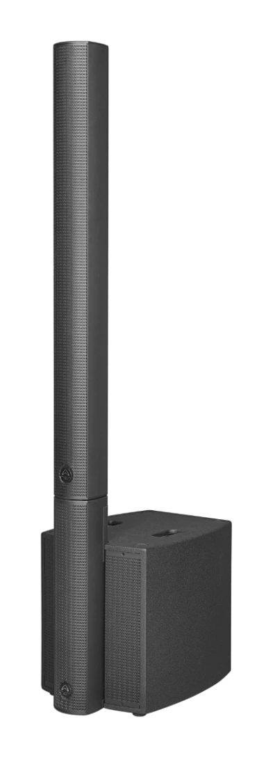 Tampak front (hitam, sistem lengkap) Wharfedale Pro ISOLINE-AX510 — column speaker